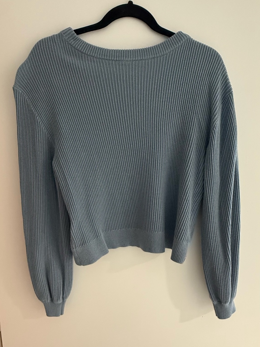 Lululemon Ribbed Long-Sleeve reversible Crewneck Sweater with cross front